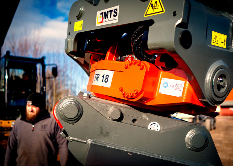 MTS-Tiltrotator - Spezial-Anbaugeräte im Tief- und Straßenbau der MTS Maschinentechnik Schrode AG