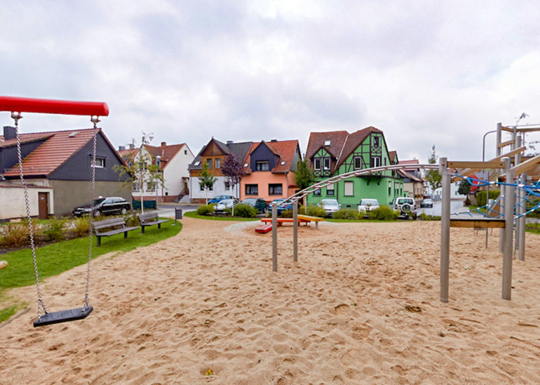 Neubau Spielplatz Berggrenze Hettstedt
