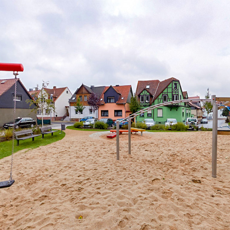 Neubau Spielplatz Berggrenze Hettstedt
